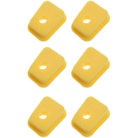 Lot de 6 filtres en mousse de rechange pour purificateur d'air de tondeuse à gazon, entretien économique