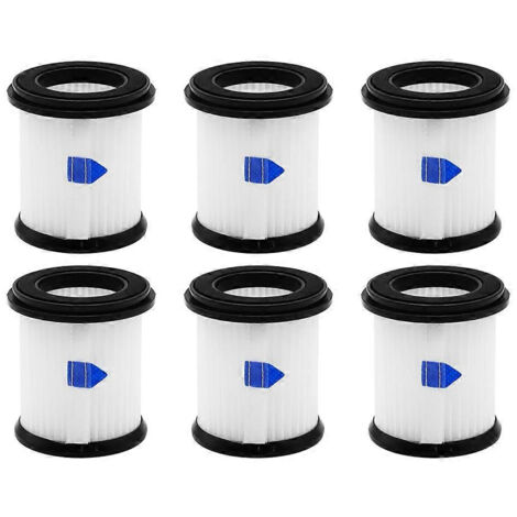 Lot de 6 filtres HEPA avec filtre à mailles de rechange pour aspirateur sans fil INSE N5S S6T S6P Pro - Pièces détachées