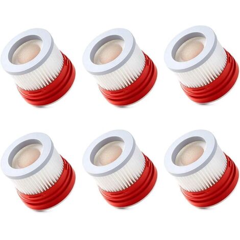 Lot de 6 filtres HEPA de rechange pour aspirateur à main sans fil Xiaomi Dreame V8 V9 V9B V9P XR V10 V11