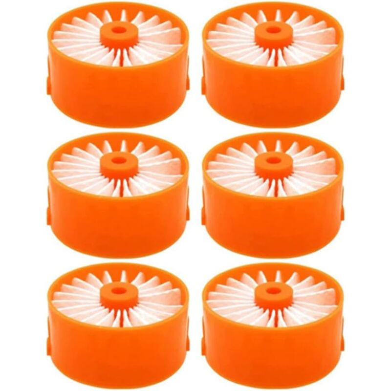 Lot de 6 filtres HEPA de rechange pour aspirateur sans fil Black + Decker BSV2020