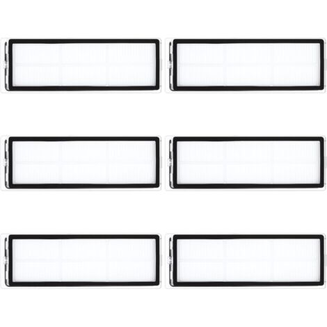Lot de 6 filtres HEPA de rechange pour Xiaomi X20+/X10+/H40/S40C, pour Dreame L10s Ultra/L10 Ultra/L10 Prime/L10s PRO Gen 2/S10/S10 PRO/S20/S20 PRO/D10 Plus Gen2/D20 Pro Plus aspirateur accessoires