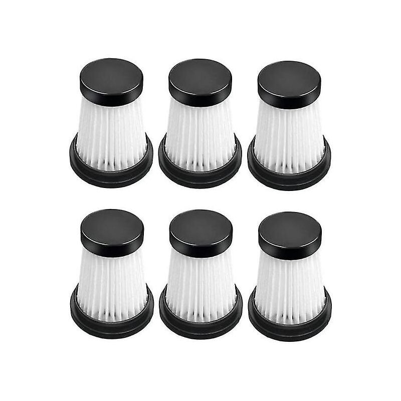 Lot de 6 filtres Hepa pour aspirateur à main sans fil K12, K12 Pro, K13