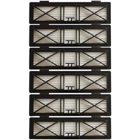 Lot de 6 Filtres HEPA pour Aspirateur Neato Botvac D7 D3 D4 D5 D6 D70 D75 D80 D85 et 75e 80 85