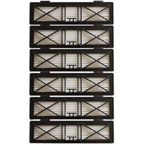 Lot de 6 filtres HEPA pour Neato Botvac D7 D3 D4 D5 D6 D70 D75 D80 D85 pour filtres Neato Botvac 75e 80 85 pièces--