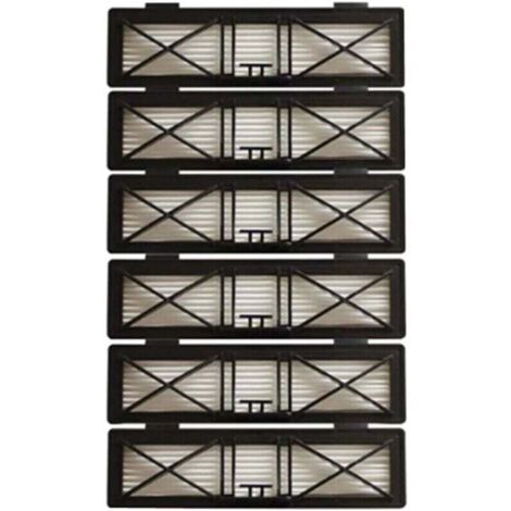 Lot de 6 filtres HEPA pour Neato Botvac D7 D3 D4 D5 D6 D70 D75 D80 D85 pour filtres Neato Botvac 75e 80 85 pièces---Crezuo