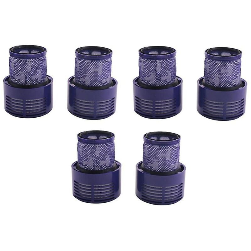 Lot de 6 filtres lavables pour aspirateur V10 Sv12 Cyclone Animal Absolute Clean