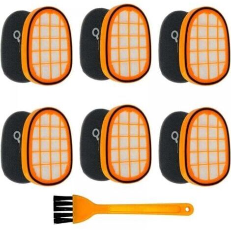 Lot de 6 Filtres Pour Aspirateur à Main Philips FC6812/6814/6822/6823/6908 Filtres de rechange pour accessoires Philips