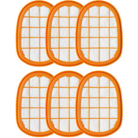 Lot de 6 Filtres Pour Aspirateur à Main Philips SpeedPro Max Aqua FC6812 FC6813 FC6822 FC6826 Filtre universel, pièce de rechange FC5005/01Filtres de rechange pour accessoires Philips