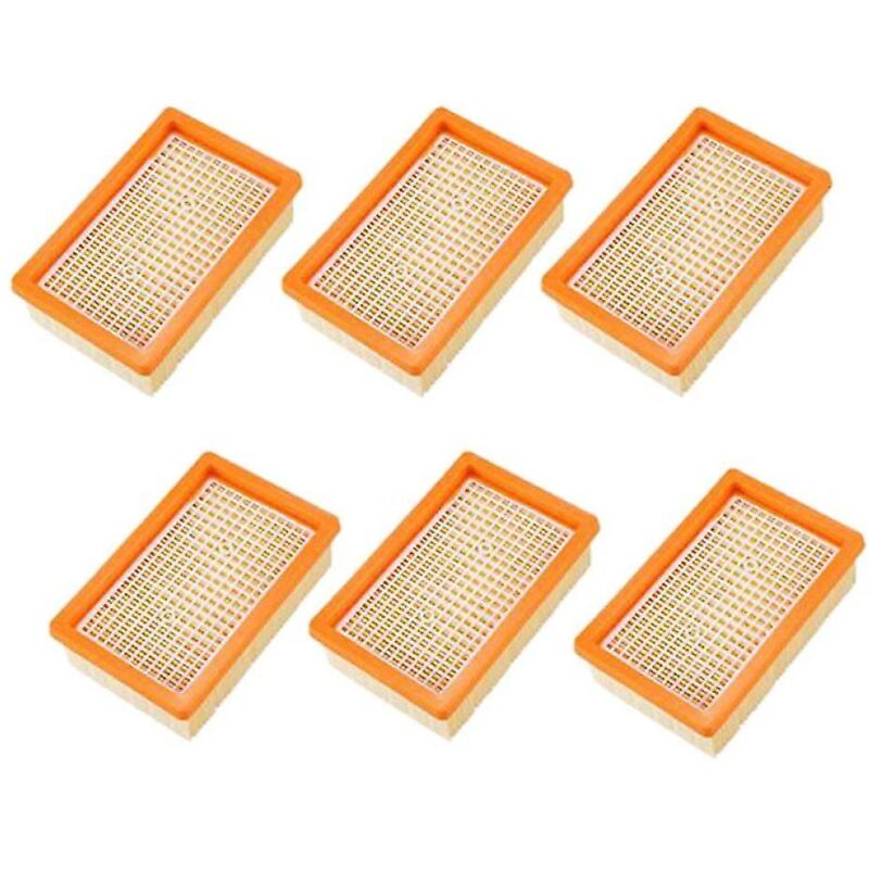 Lot de 6 filtres pour aspirateur Mv4 Mv5 Mv6 Wd4 Wd5 Wd6, pièces de rechange pour filtre à foie