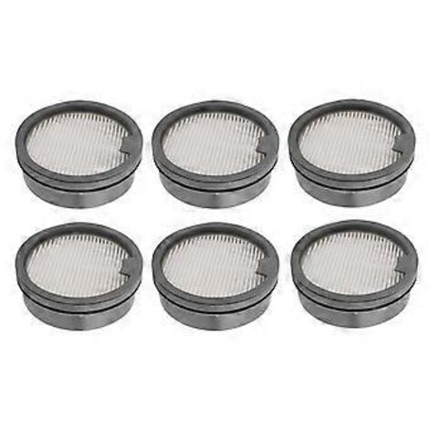 Lot de 6 filtres pour nettoyeur sans fil M12/M12S/M13 - Éléments filtrants pour appareils ménagers - Nettoyage d'aspirateurs