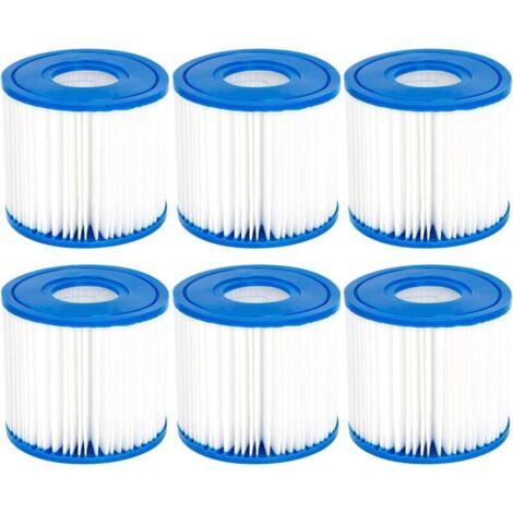 Lot de 6 filtres pour Piscine Summer Escapes de Type D, Summer Waves P57100102, SFS-350 RP-350 RP-400 RP-600 RX-600…