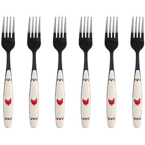 Lot de 6 fourchettes 21cm, GALLINA