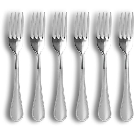 Lot de 6 fourchettes en acier inoxydable, FILLA