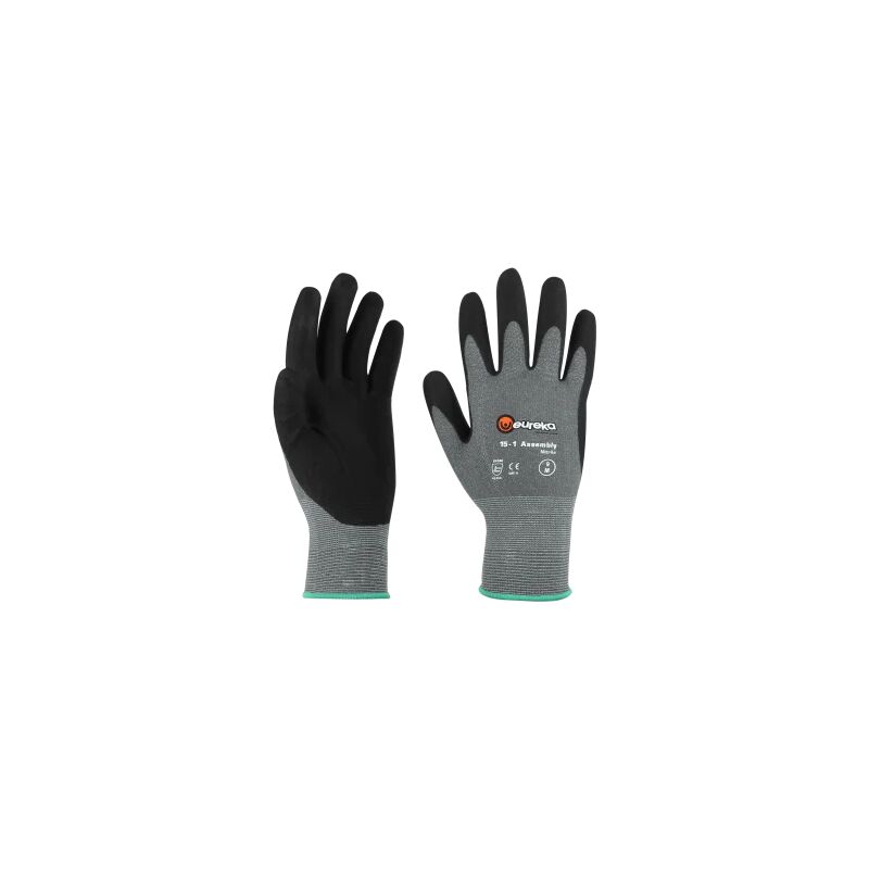 Eureka - Lot de 6 paires de gants manutention légère - Assembly Nitrile