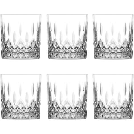Lot de 6 gobelets bas 33cl en verre, GLEN