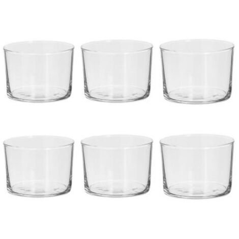 Lot de 6 Gobelets Bas "Bodeg'eau" 24cl Transparent