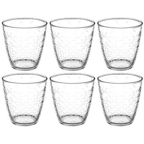 Lot de 6 Gobelets Bas "Rome'Eau" 25cl Transparent