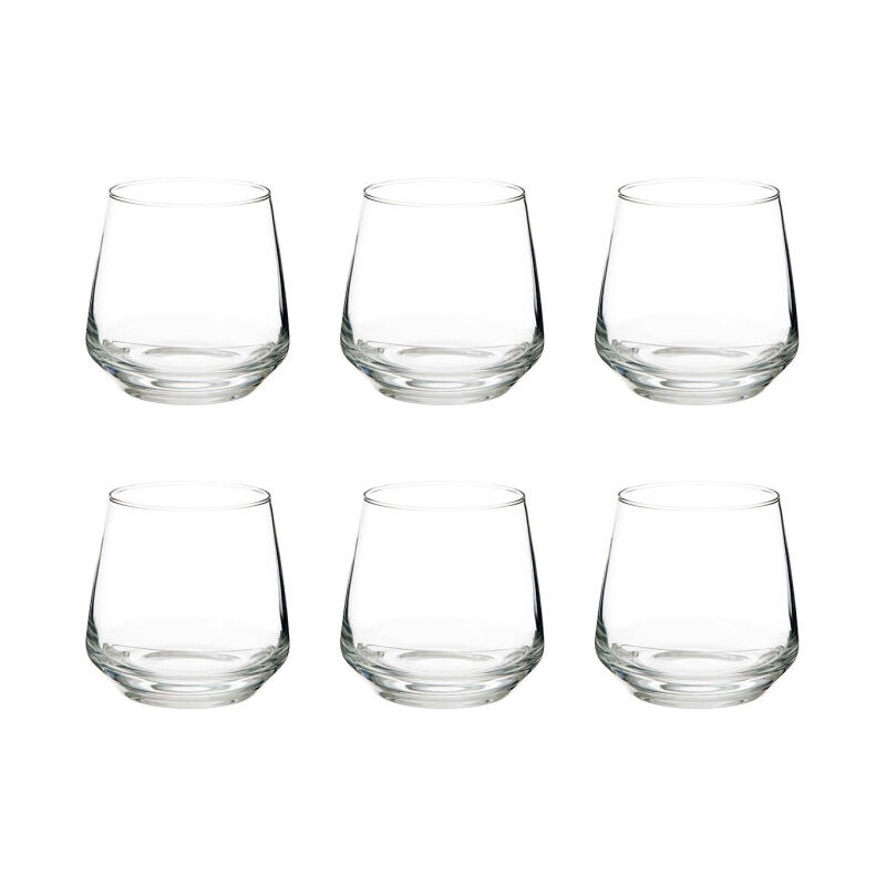 Secret De Gourmet - Lot de 6 Gobelets en Verre 'Elaya' 34cl Transparent Secret De Gourmet - Lot de 6 Gobelets en Verre 'Elaya' 34cl Transparent