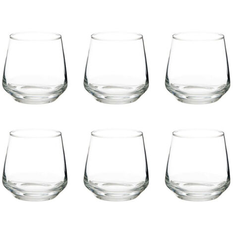 Lot de 6 Gobelets en Verre "Elaya" 34cl Transparent