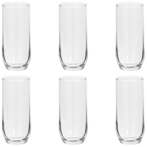 Lot de 6 Gobelets Hauts "Paol'eau" 31cl Transparent