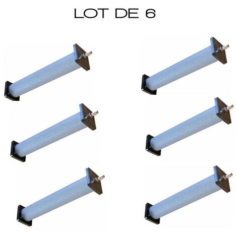 Lot de 6 Grands Diffuseurs d'air pour bassin de 30 cm de longueur