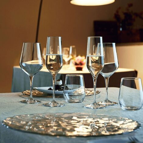 Lot de 6 Grands Gobelets en Verre 550 cc