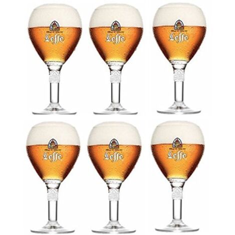 Lot de 6 grands verres Leffe - 50 cl - Nouveau modèle - Neufs