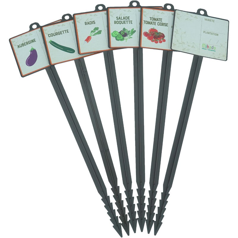 Mikado - Etiquettes pour plante pomme de terre patate douce X6