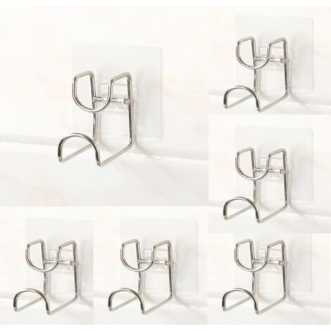 Lot de 6 lavabos muraux transparents