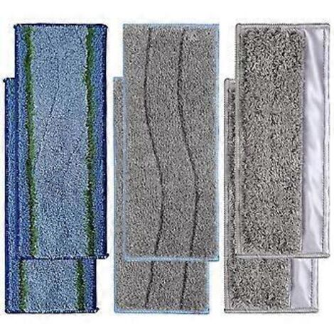 Lot de 6 lingettes de nettoyage détachables pour robot laveur de la série M6, accessoires de rechange réutilisables pour lingettes de nettoyage M6
