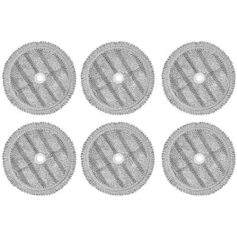 Lot de 6 lingettes de nettoyage pour robot aspirateur vapeur LG A9