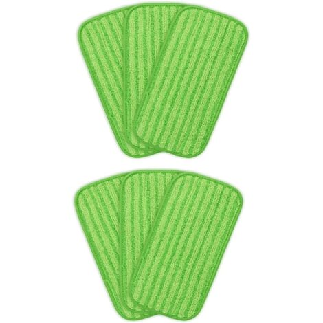 Lot de 6 lingettes de rechange en microfibre pour balai Swiffer WetJet