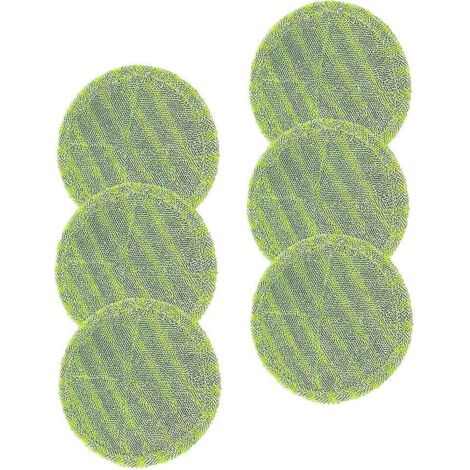 Lot de 6 lingettes flottantes de rechange pour balai à franges Clean Floor Reveal, compatibles avec carrelage, parquet et sols lisses.