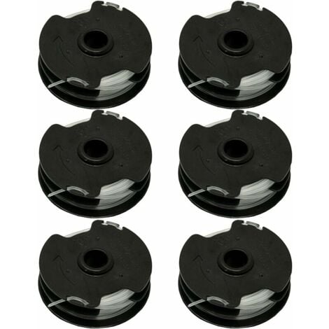 START Lot de 6 Lot de 6 bobines de rechange pour débroussailleuse sans fil Convient aux tondeuses Bosch BOSCH ART 23/26 SL