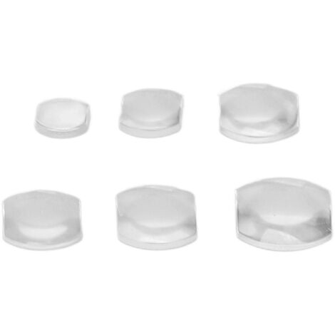 Lot de 6 loupes de calendrier et de date pour montres, outil professionnel à convexité pour la réparation de montres.