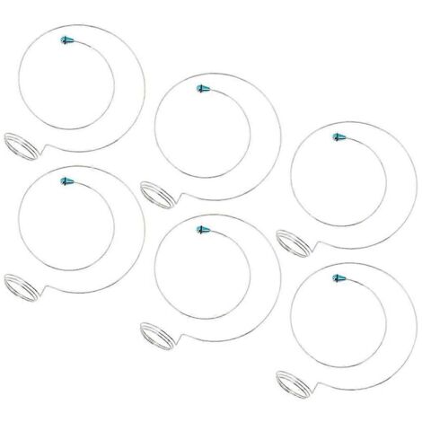 Lot de 6 loupes de précision pour horlogers et bijoutiers, avec support et bandeau.
