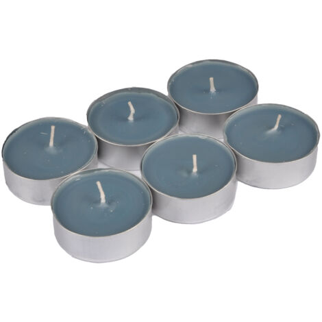 Lot de 6 maxi bougies chauffe plat 5.5 cm patchouli