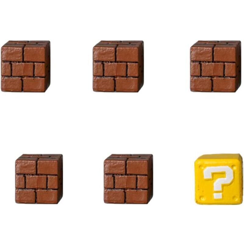 Lot de 6 mini aimants de réfrigérateur Super Mario Brothers - Figurines d'action 3D - Aimants amusants pour tableau blanc, casier - Aimants
