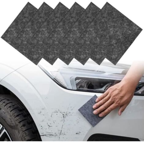 Lot de 6 Nano Sparkle Cloth Chiffon Anti Rayures pour Voiture Chiffon Nano Sparkle pour Enlever Les Rayures de Voiture Chiffon ﻿