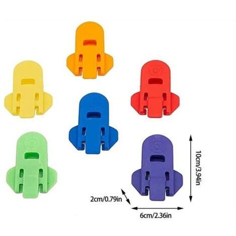 Lot de 6 ouvre-canettes manuels colorés et faciles à utiliser, bouchon canette soda - Pour soda, bière, coca, ouvre-bouteille, Easy Can Opener (6 unite)