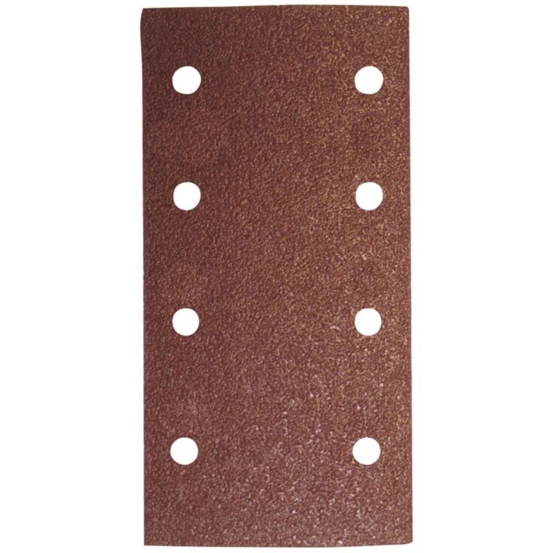 Leman - 8 patins auto-agrippant corindon - 93 x 185 mm Gr. 80 - 8 trous - pour bois et métaux 93185.08.82