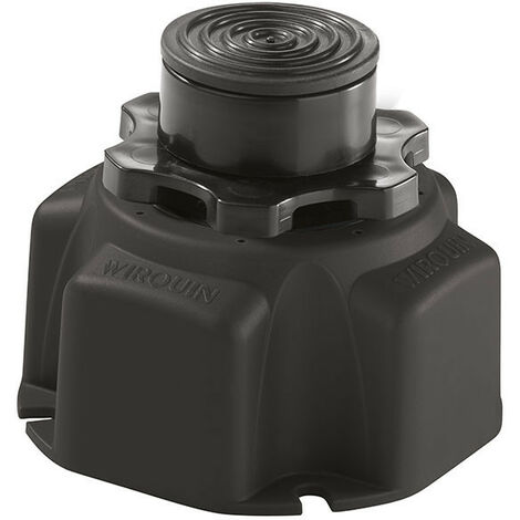 Lot de 6 pieds pour receveur de douche Wirquin 30720239, noir