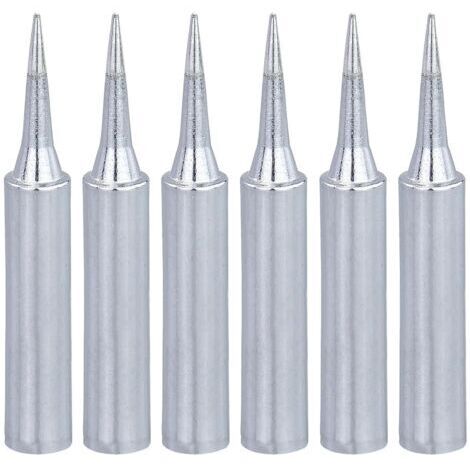 Lot de 6 pointes de fer à souder, pannes à souder, réacteur de panne à souder 900M-T-I, kit de pannes à souder de rechange, pour pistolet à souder, station de soudure, etc
Marque : JRSHIRLEYLTD
4,5 4,