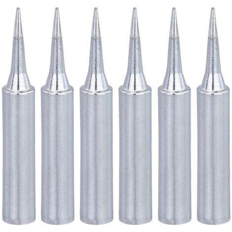 Lot de 6 pointes de fer à souder, pannes à souder, réacteur de panne à souder 900M-T-I, kit de pannes à souder de rechange, pour pistolet à souder, station de soudure, etc
Marque : JRSHIRLEYLTD
4,5 4,