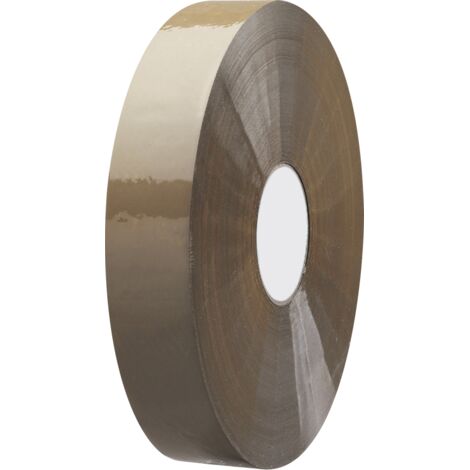 Lot de 6 Ruban adhésif hotmelt machine 48 mm x 1000 M Havane