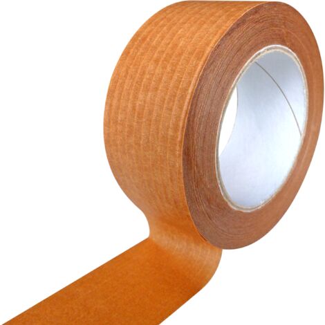 Lot de 6 Ruban adhésif kraft armé 80gr/m2 50mm x 450M Havane