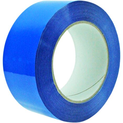 Lot de 6 Ruban adhésif polypropylène économique 48mmX100M Bleu