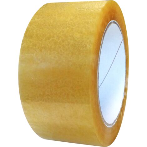 Lot de 6 Ruban adhésif polypropylène polyvalent colle renforcée 48mm X100 m Transparent