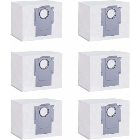 Lot de 6 sacs à poussière pour aspirateur Roborock S7 MaxV Ultra / S7 Pro Ultra / Q7+ / Q7 Max+ / Q5+ - 3 L grande capacité - Kit d'accessoires de rechange jetables pour aspirateur Lot de 8 Sacs À Pou