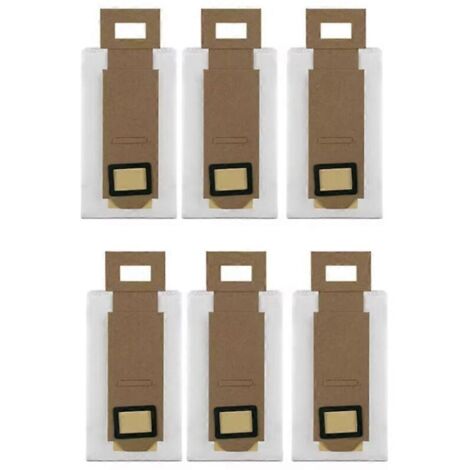 Lot de 6 sacs à poussière pour aspirateur Xiaomi Roborock S7 T7S/T7S+